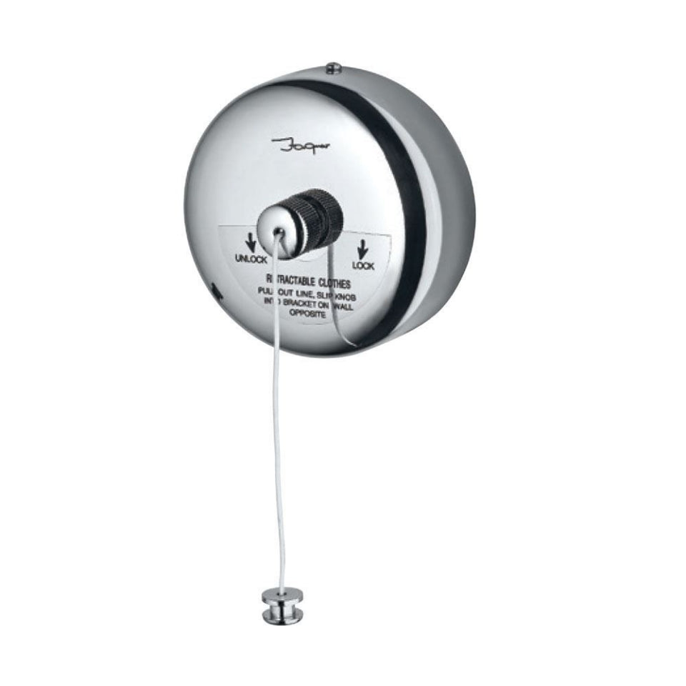 Jaquar Hotelier Cloth Liner Retractable (Stainless Steel) - Chrome