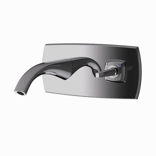 Jaquar Exposed Part Kit of Joystick Basin Mixer Wall Mounted - Black Chrome