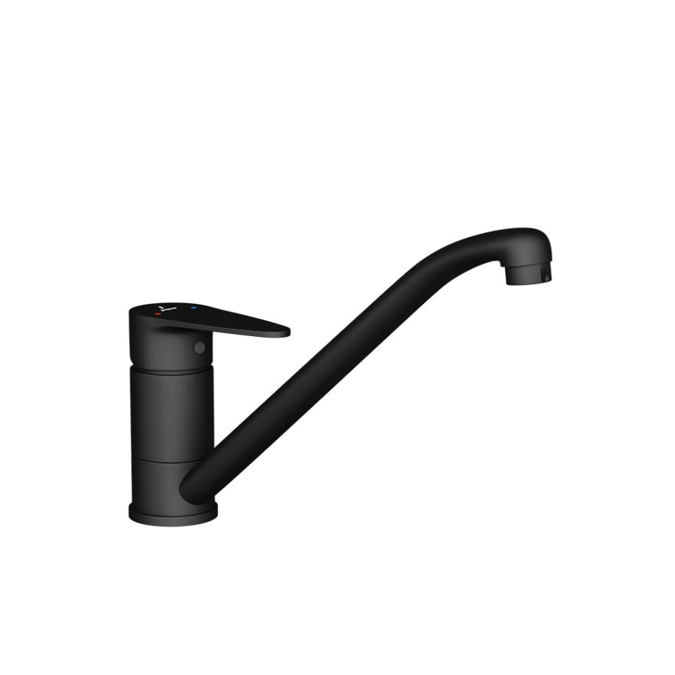 Jaquar Vignette Prime Single Lever Sink Mixer - Black Matt