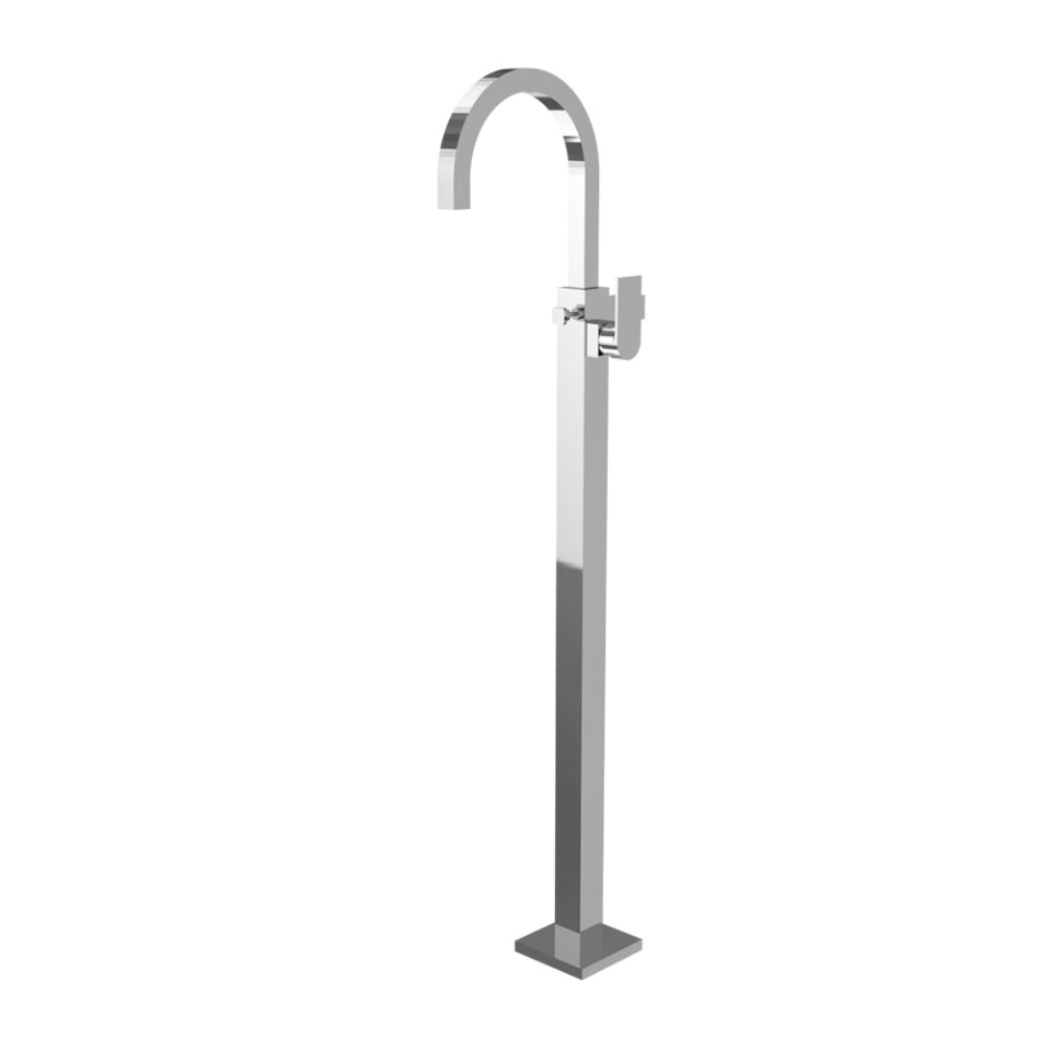 Jaquar Lyric Exposed Parts of Floor Mounted Single Lever Bath Mixer - Chrome