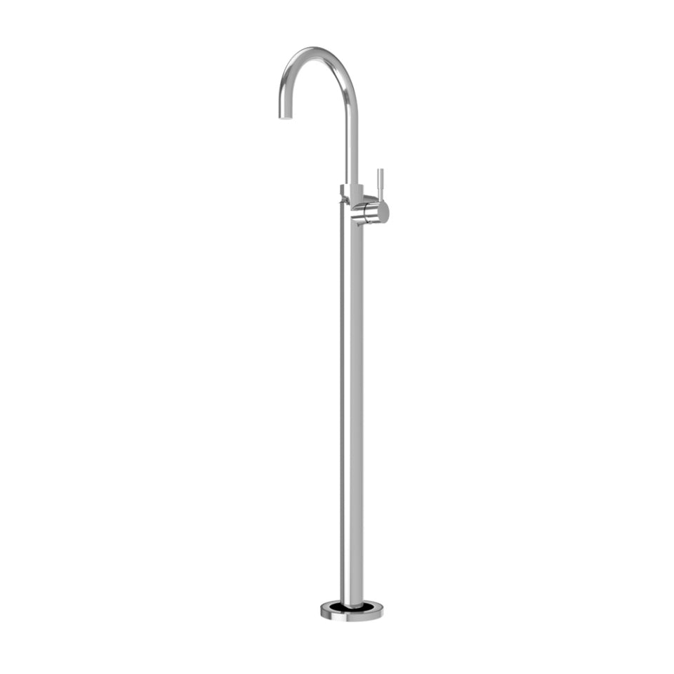 Jaquar Solo Exposed Parts of Floor Mounted Single Lever Bath Mixer - Chrome