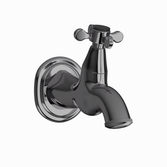 Jaquar Queens Prime Bib Cock - Black Chrome