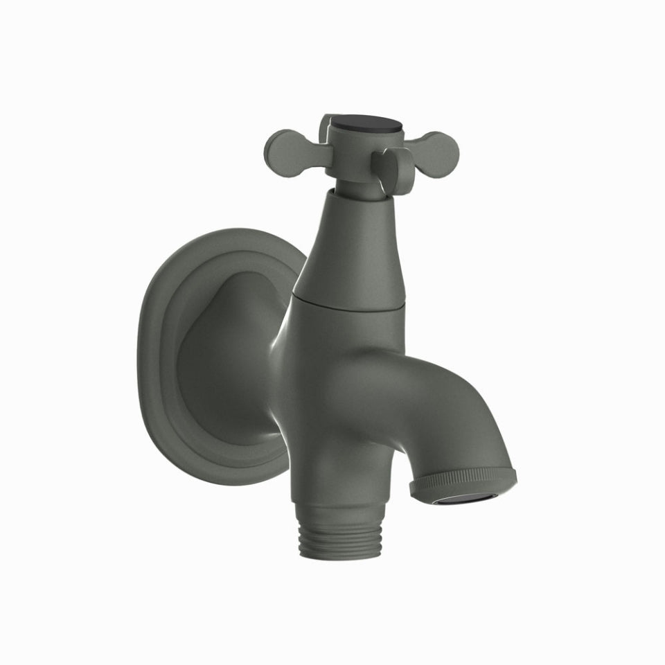 Jaquar Queens Prime 2-Way Bib Cock - Graphite