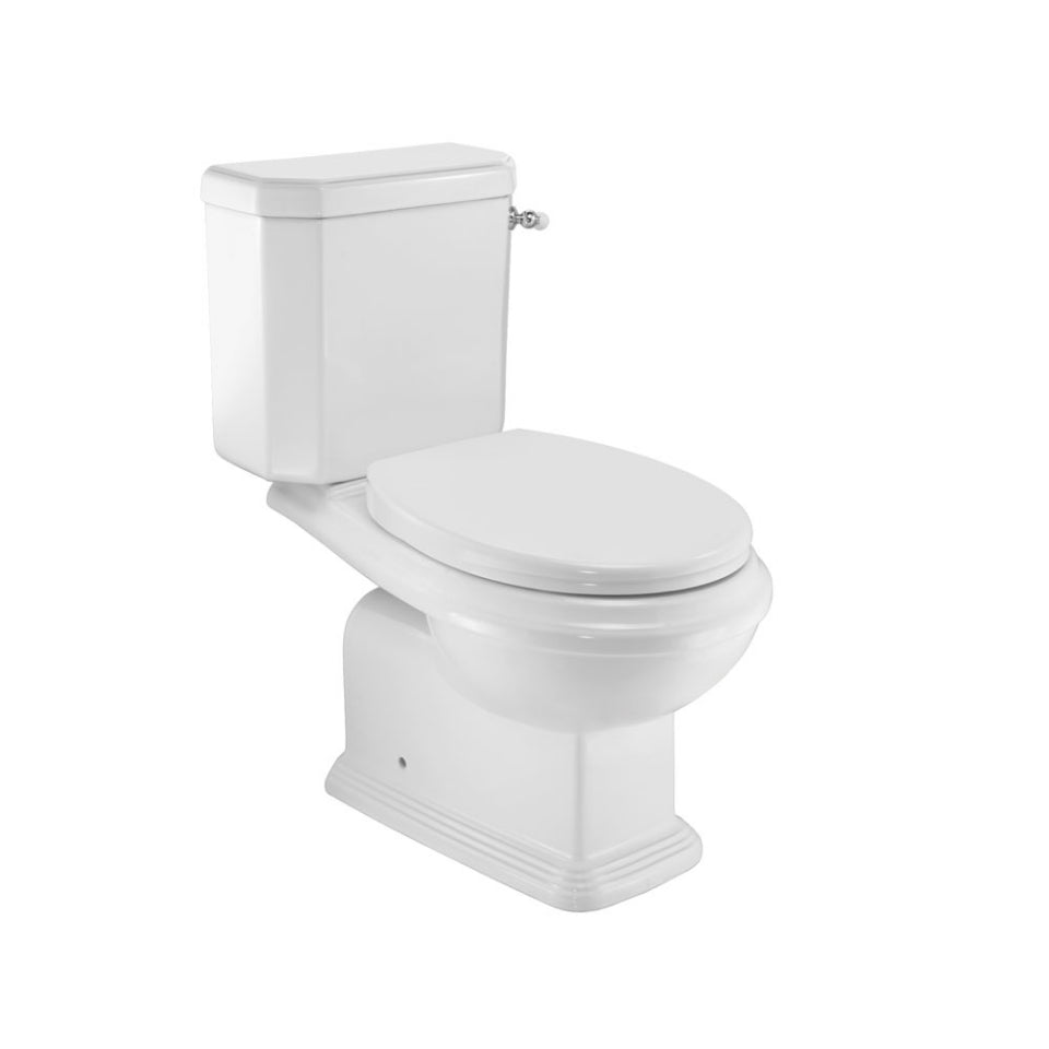 Jaquar Queens Prime Rimless Bowl With Side Flush Cistern - White