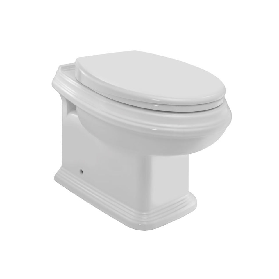 Jaquar Queens Prime Rimless Back To Wall WC - White