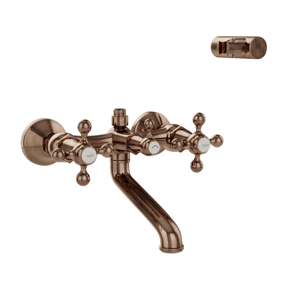 Jaquar Queens Wall Mixer - Antique Copper