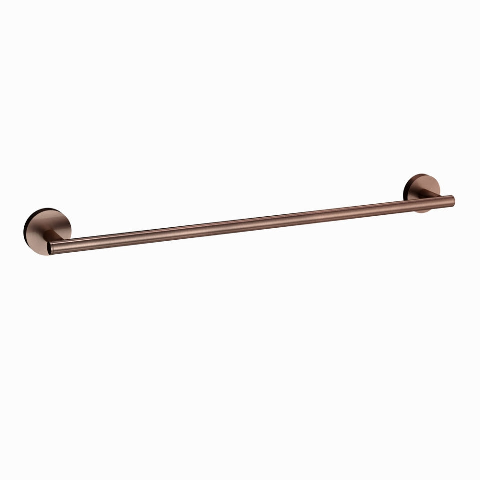 Jaquar Continental Single Towel Rail 600mm Long - Antique Copper