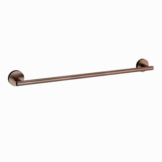 Jaquar Continental Single Towel Rail 600mm Long - Antique Copper