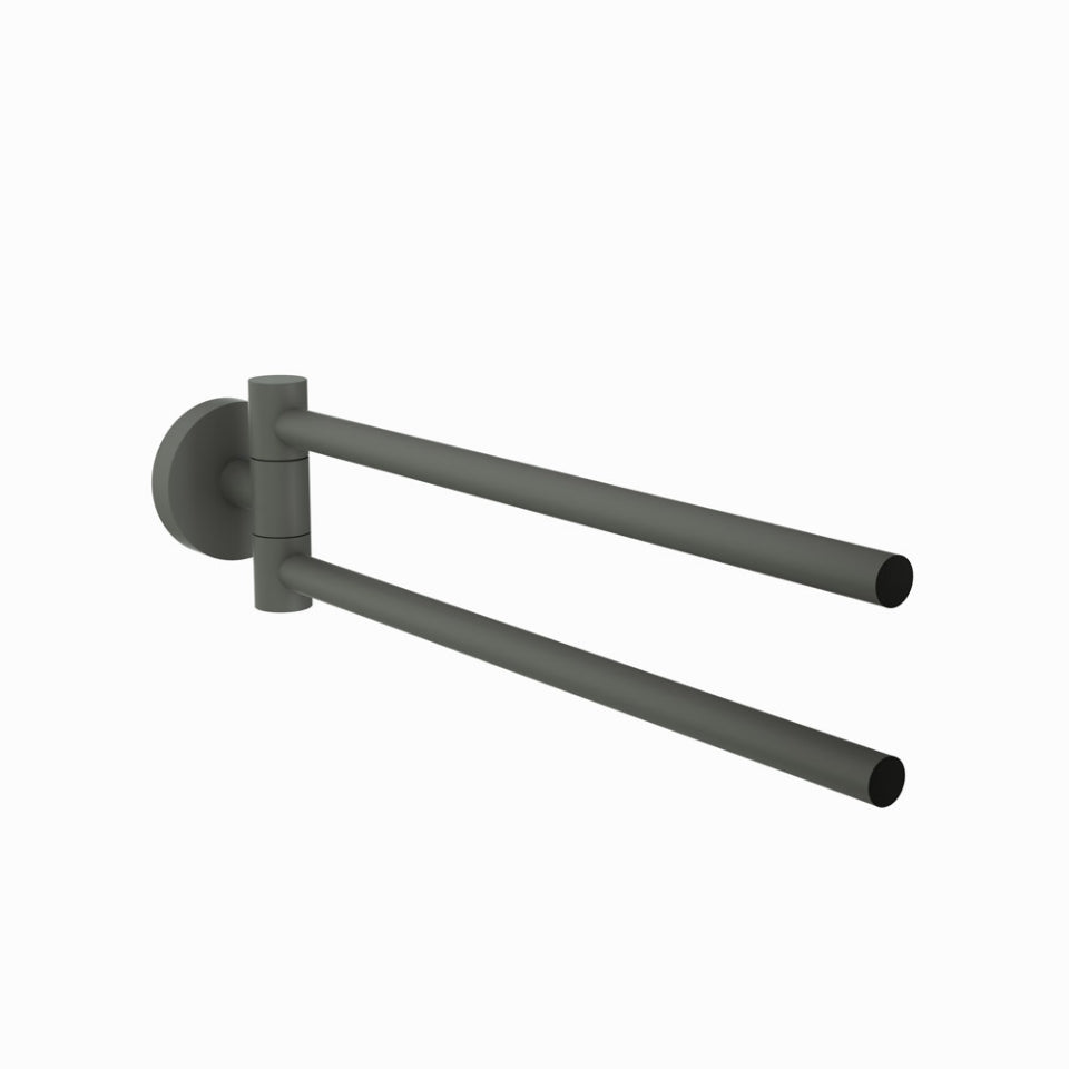 Jaquar Continental Swivel Towel Holder Twin Type - Graphite