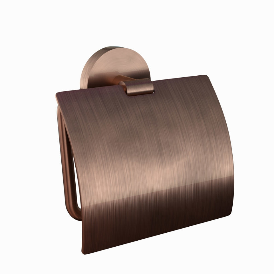 Jaquar Continental Toilet Roll Holder with Flap - Antique Copper