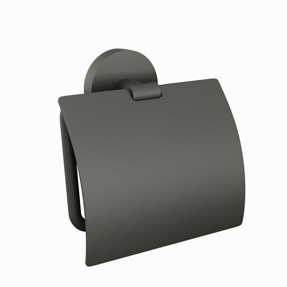 Jaquar Continental Toilet Roll Holder with Flap - Graphite