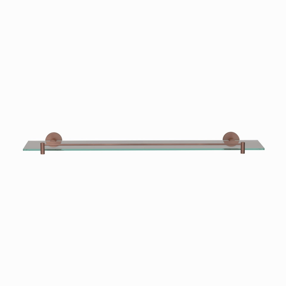 Jaquar Continental Glass Shelf 600mm Long - Antique Copper