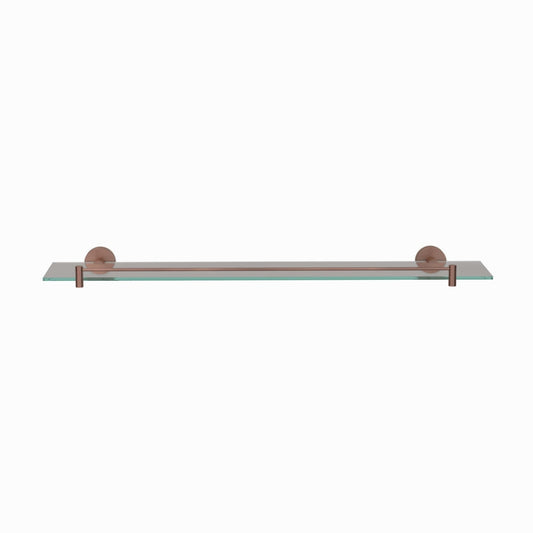 Jaquar Continental Glass Shelf 600mm Long - Antique Copper