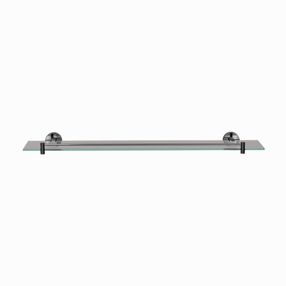 Jaquar Continental Glass Shelf 600mm Long - Black Chrome