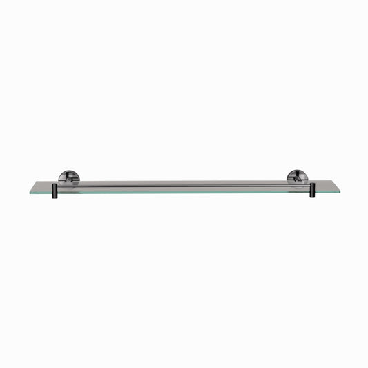 Jaquar Continental Glass Shelf 600mm Long - Black Chrome
