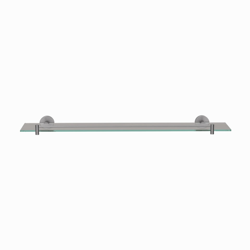 Jaquar Continental Glass Shelf 600mm Long - Stainless Steel