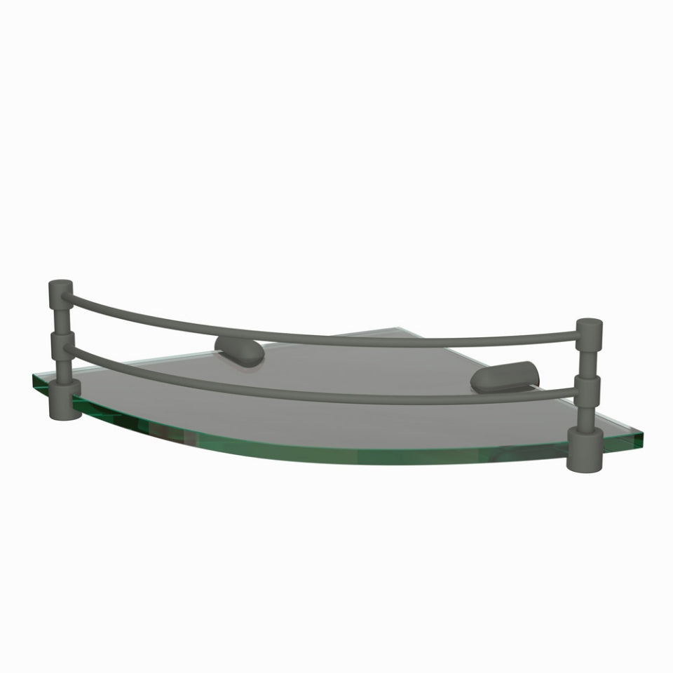 Jaquar Continental Corner Glass Shelf - Graphite