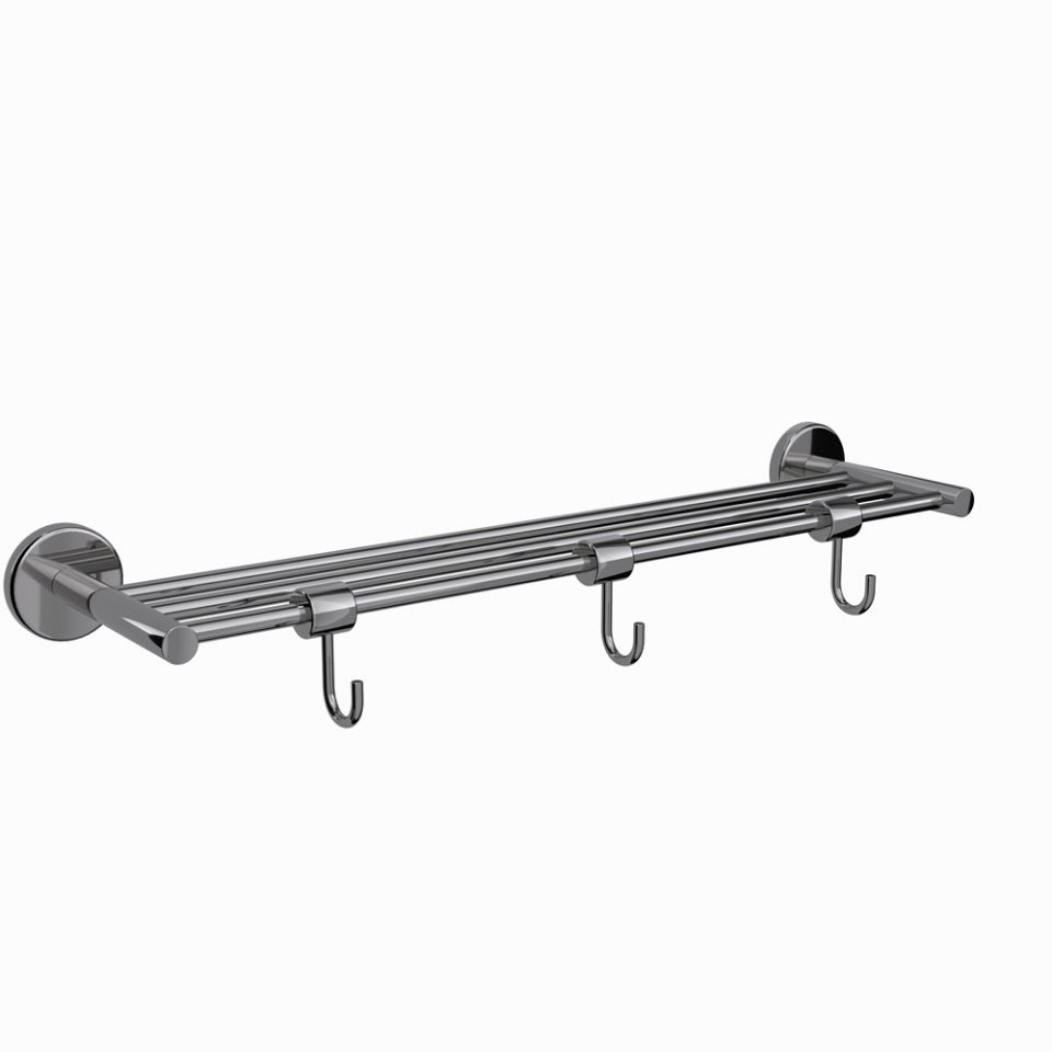 Jaquar Continental Towel Rack - Black Chrome
