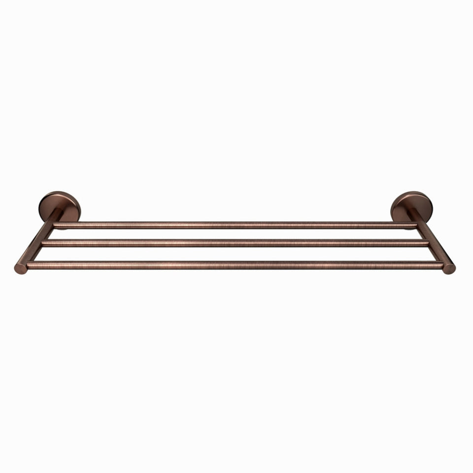 Jaquar Continental Towel Rack 600mm Long - Antique Copper