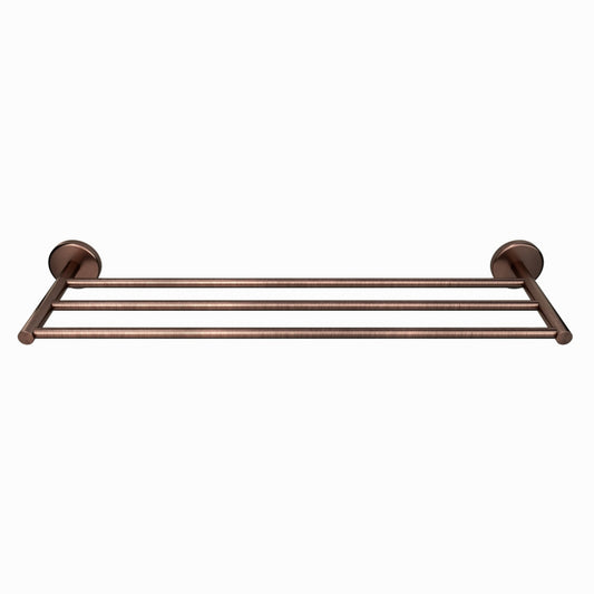 Jaquar Continental Towel Rack 600mm Long - Antique Copper