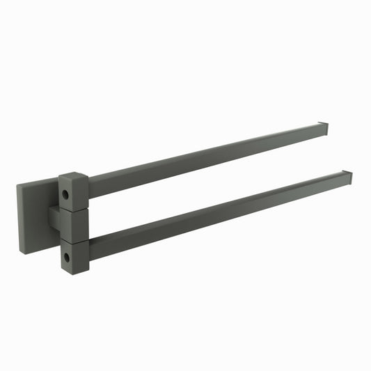 Jaquar Kubix Prime Swivel Towel Holder - Graphite