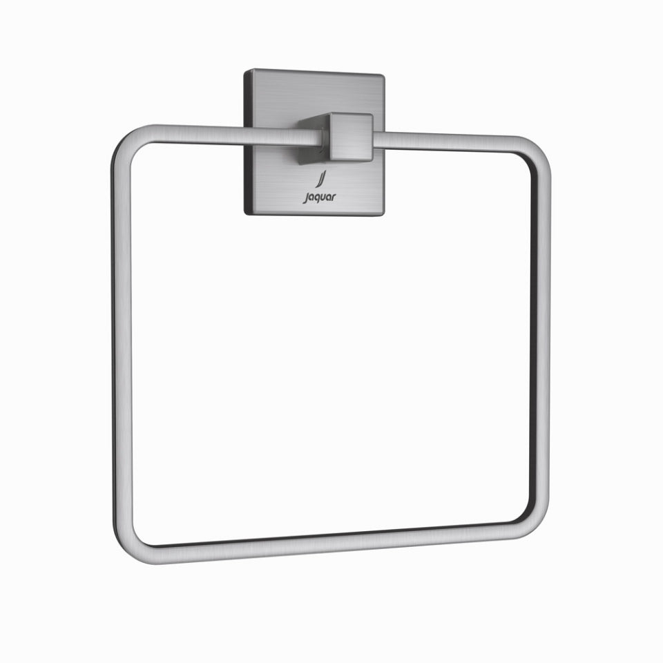 Jaquar Kubix Prime Towel Ring Square - Stainless Steel