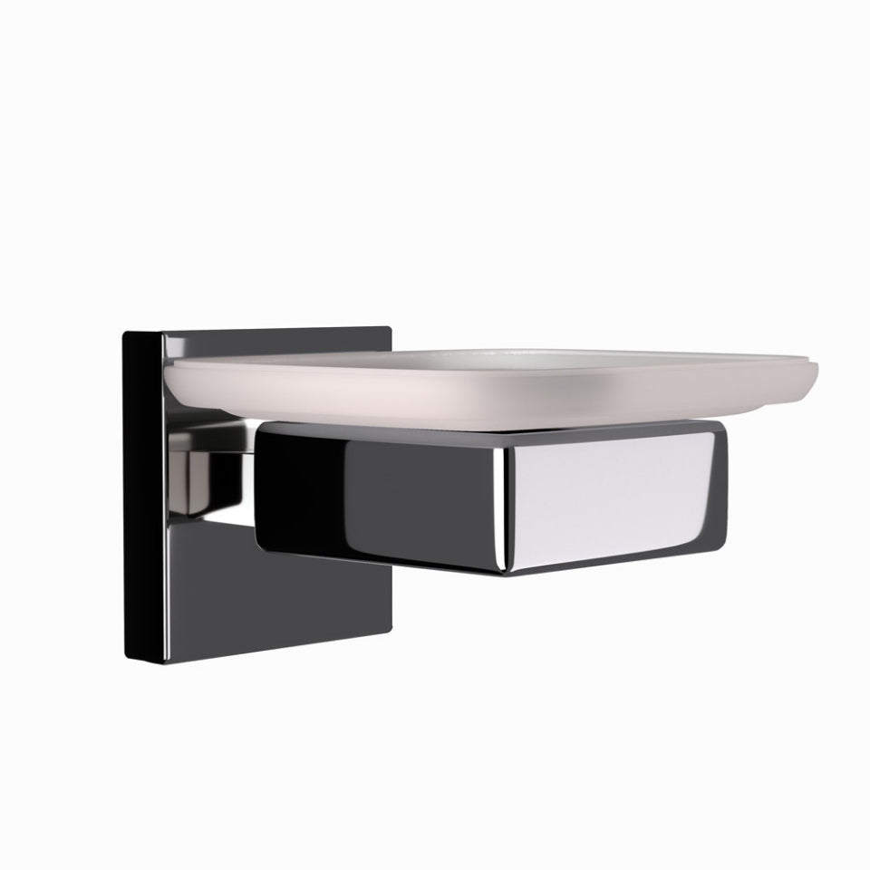 Jaquar Kubix Prime Soap Dish Holder - Black Chrome