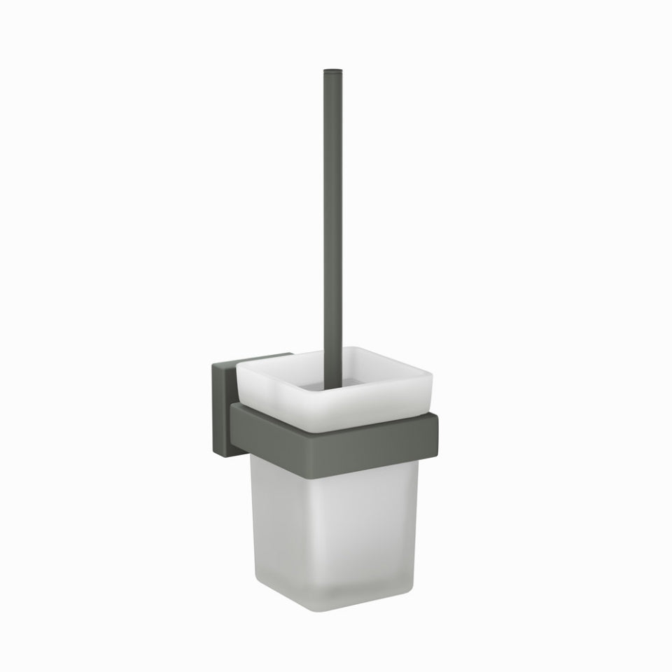 Jaquar Kubix Prime W.C. Brush Holder - Graphite