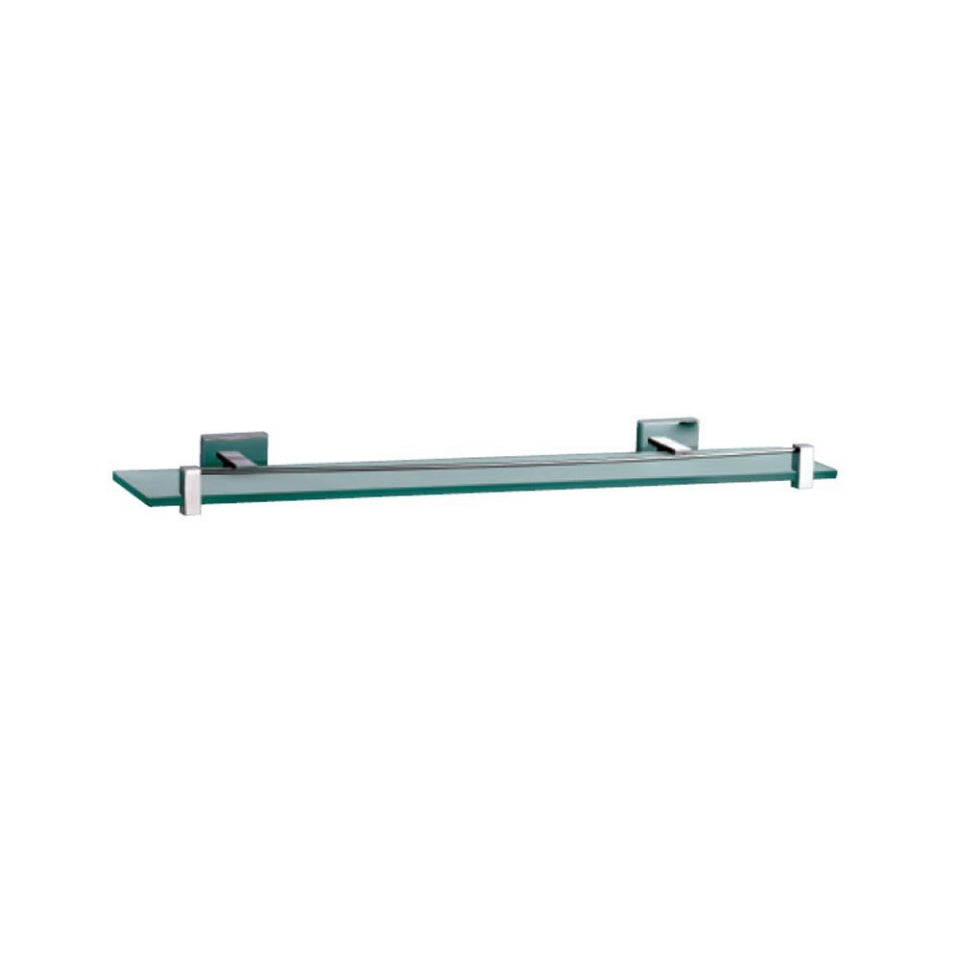 Jaquar Kubix Prime Glass Shelf - Chrome