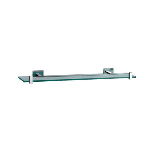 Jaquar Kubix Prime Glass Shelf - Chrome