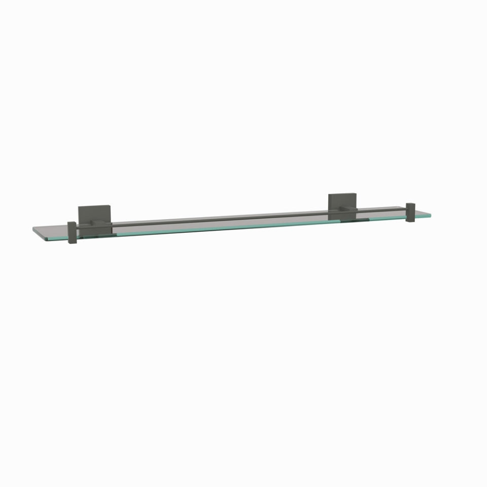 Jaquar Kubix Prime Glass Shelf - Graphite