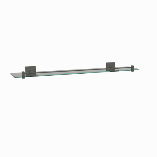 Jaquar Kubix Prime Glass Shelf - Graphite