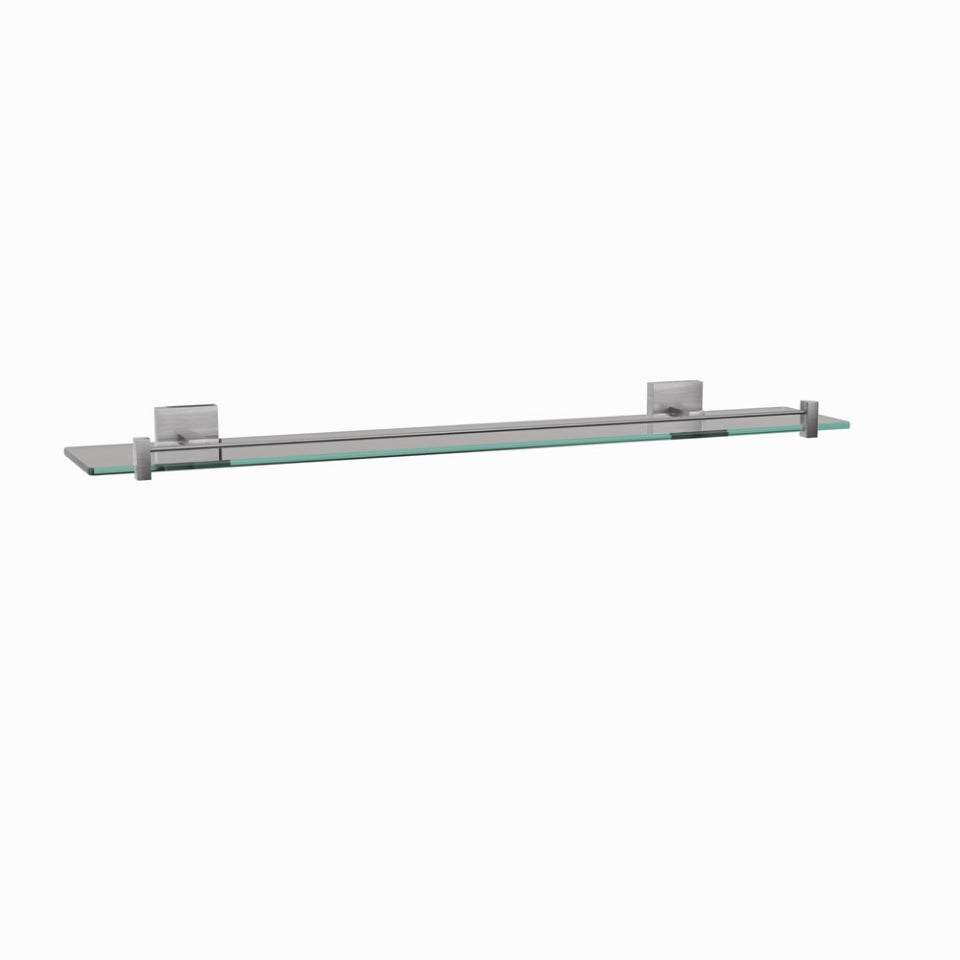 Jaquar Kubix Prime Glass Shelf - Stainless Steel