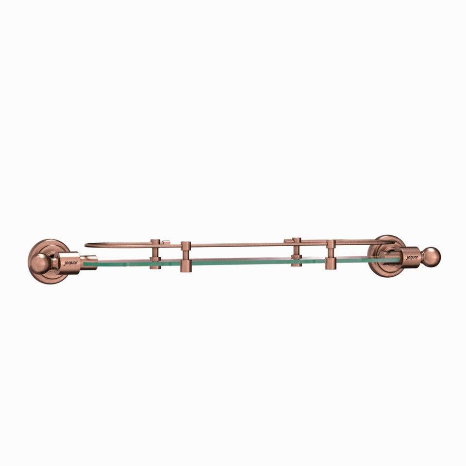 Jaquar Queens Glass Shelf - Antique Copper