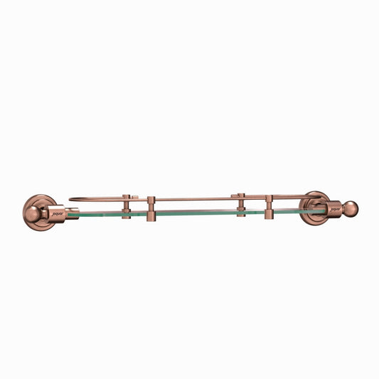 Jaquar Queens Glass Shelf - Antique Copper