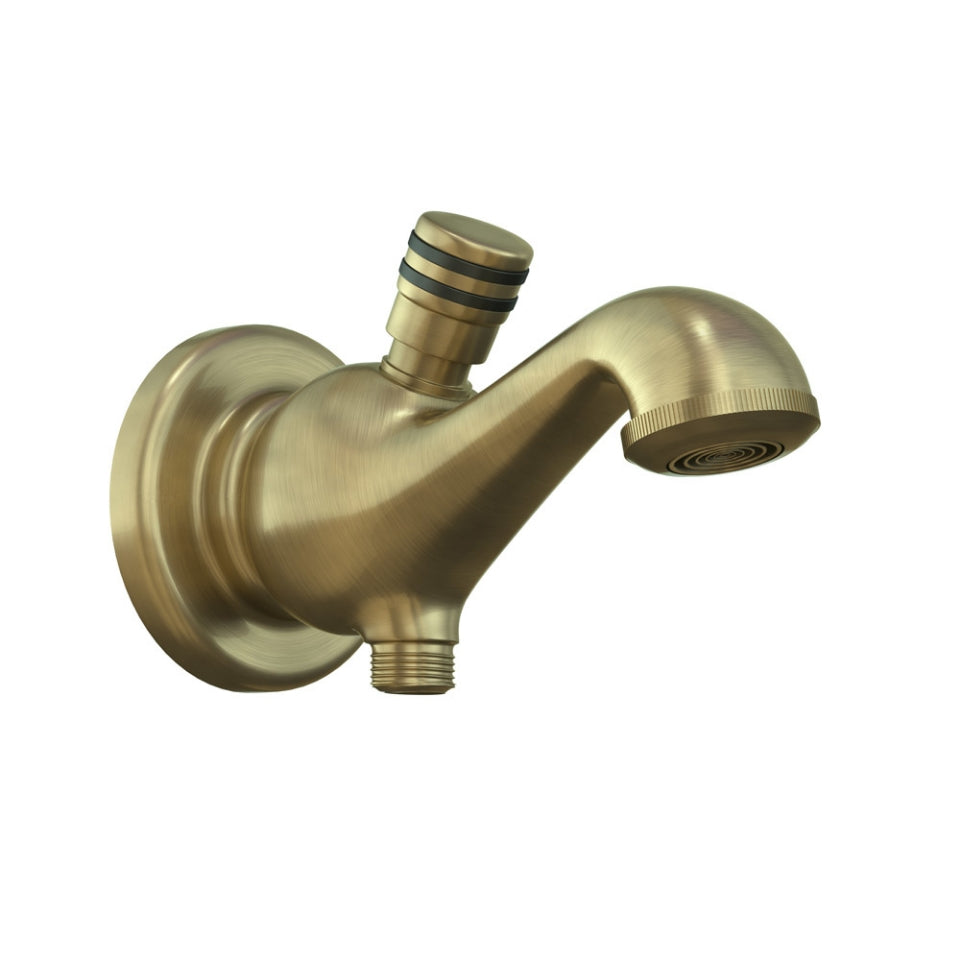 Jaquar Bath Tub Spout with Button Attachment - Antique Bronze