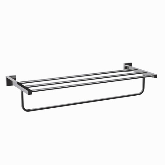 Jaquar Kubix Prime Towel Rack - Black Chrome