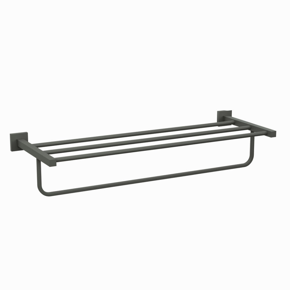 Jaquar Kubix Prime Towel Rack - Graphite