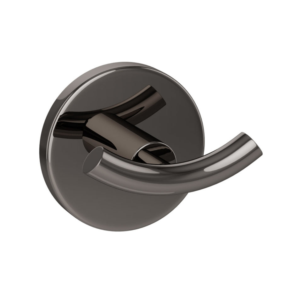 Jaquar Continental Double Coat Hook - Black Chrome