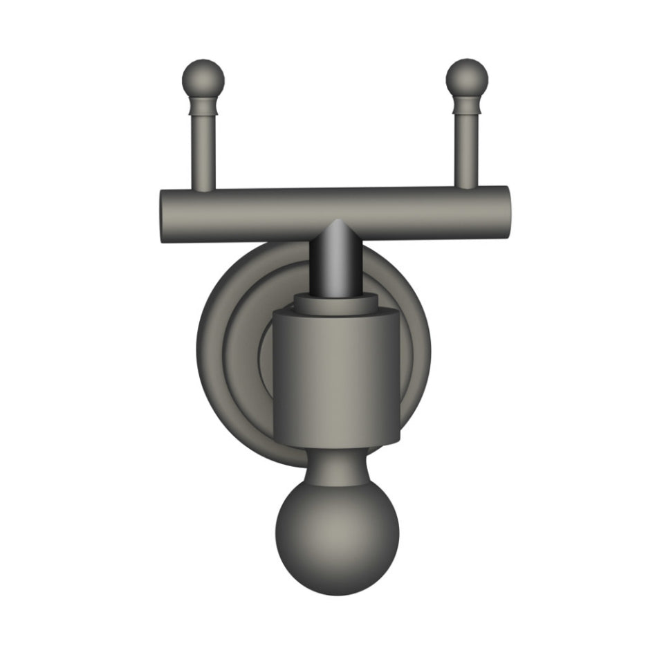Jaquar Queens Double Coat Hook - Graphite