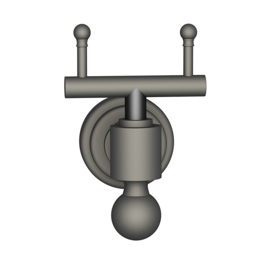 Jaquar Queens Double Coat Hook - Graphite