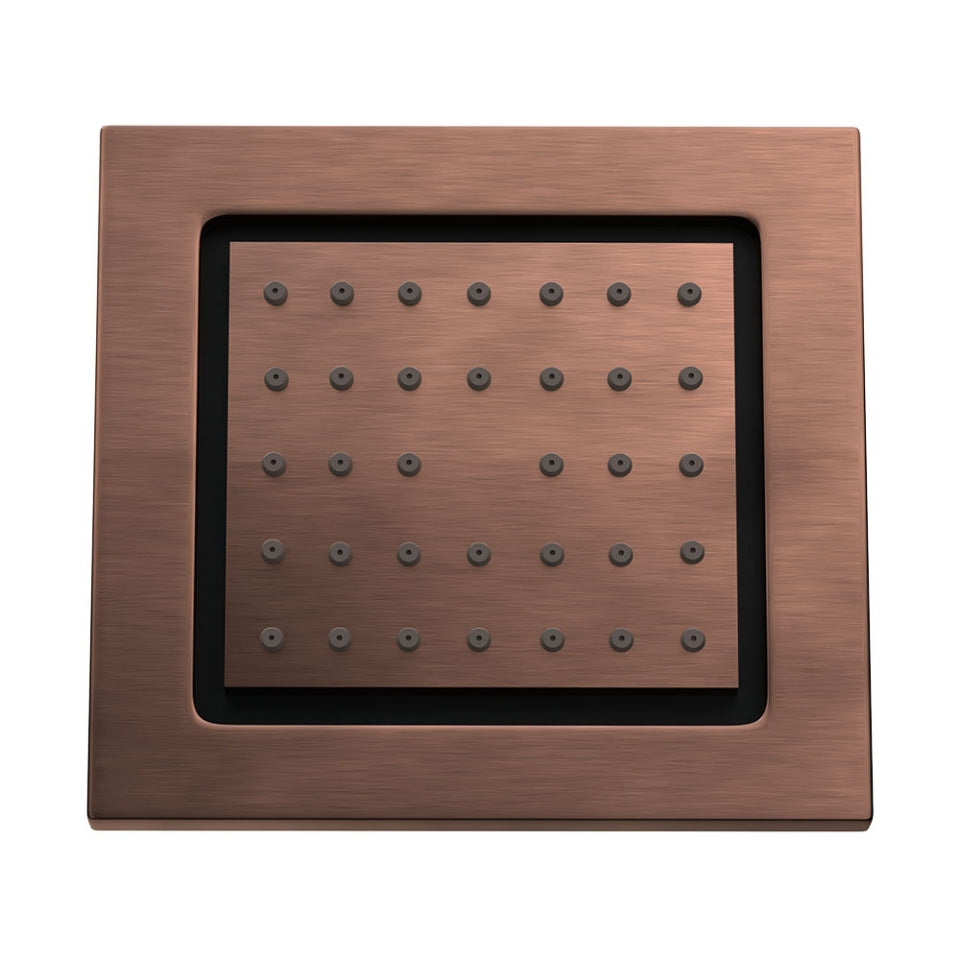 Jaquar Body Shower 130x120mm Rectangular Shape - Antique Copper