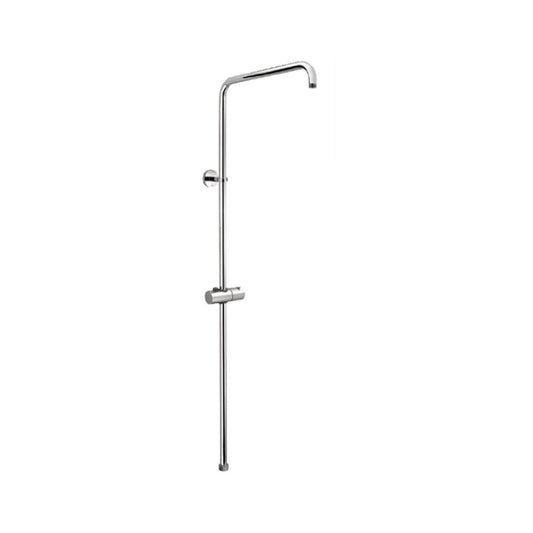 Jaquar Exposed Shower Pipe with Hand Shower Holder (SHA-BMP-1211NHPD) - shown in Chrome finish; supplied in Blush Gold Matt PVD