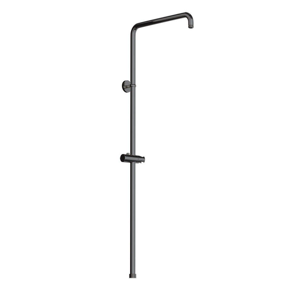 Jaquar Exposed Shower Pipe with Hand Shower Holder - Black Chrome