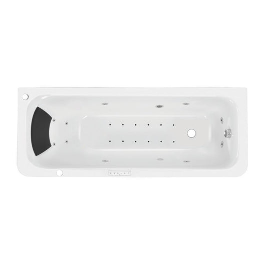 Jaquar Laguna whirlpool and airpool combi system - White