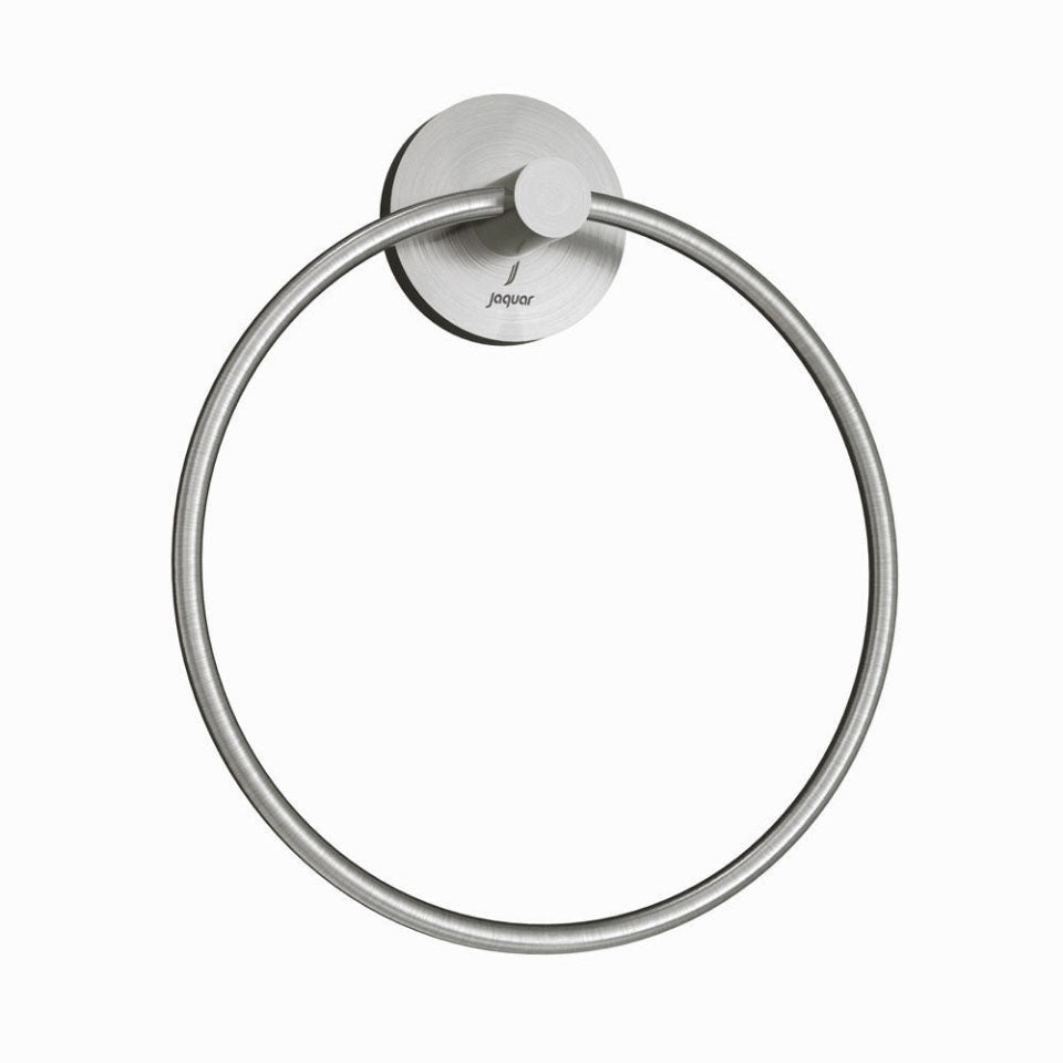 Jaquar Continental Towel Ring Round with Round Flange - Stainless Steel