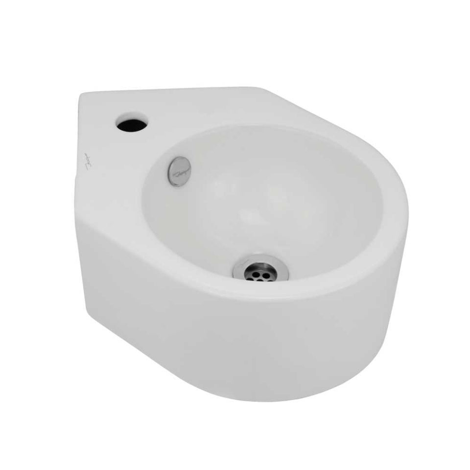 Jaquar Designer Wall Hung Corner Basin - White