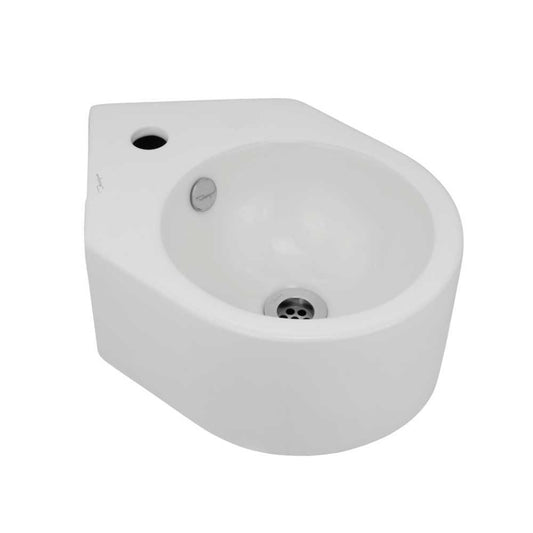 Jaquar Designer Wall Hung Corner Basin - White