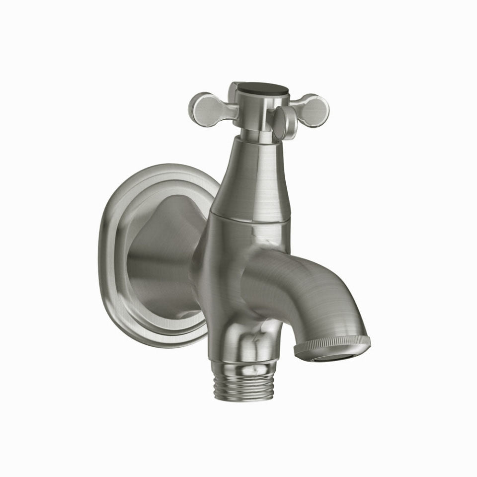Jaquar Queens Prime 2-Way Bib Cock - Stainless Steel