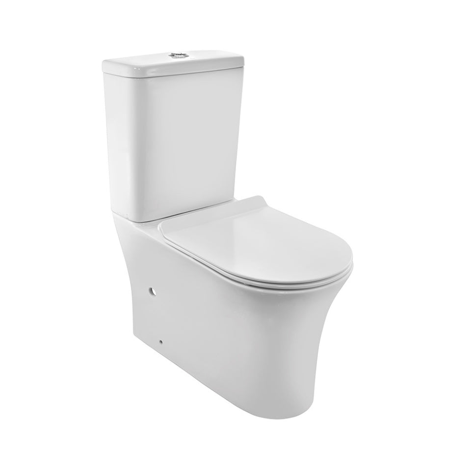 Jaquar Ornamix Prime Rimless Bowl With Cistern For Coupled WC - White